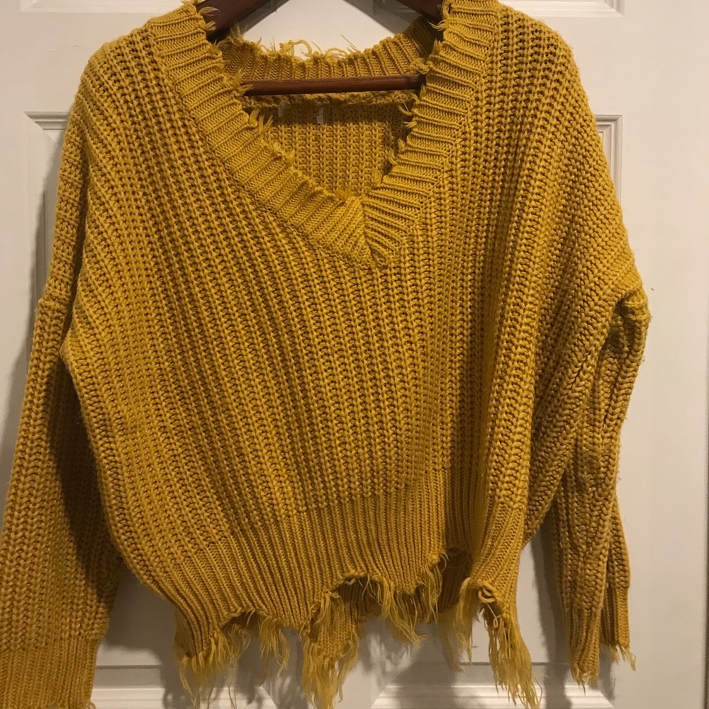 Distressed Sweater